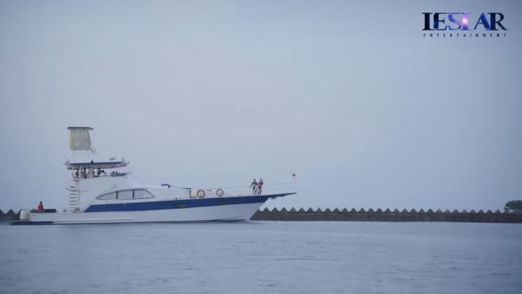 Potret Yacht Rp38 Miliar Rizky Billar (YouTube Leslar Entertainment)
