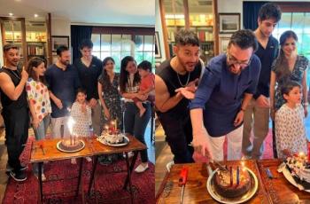 9 Momen Ultah Saif Ali Khan ke-52 Bersama Keluarga Tercinta, Jeh Ali Khan Gemes Banget!