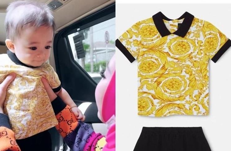 Harga Outfit dan Mainan Baby Adzam (Instagram/@nathalieholscher.wearing)