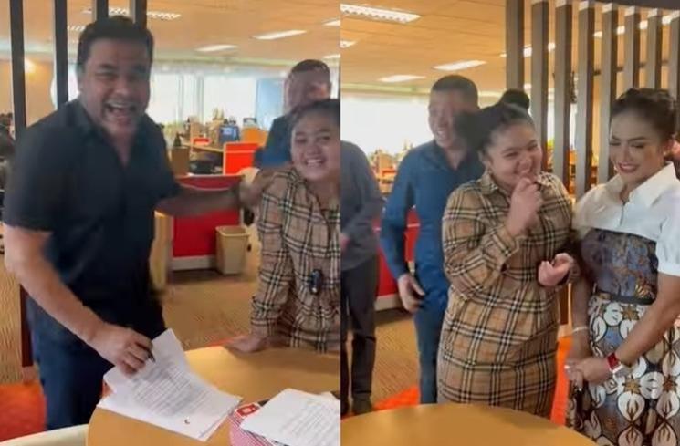 Momen Amora Dikontrak Label Musik Ternama (Instagram/@krisdayantilemos)