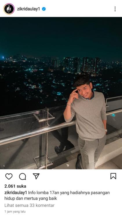 Zikri Daulay (instagram/@zikridaulay1)