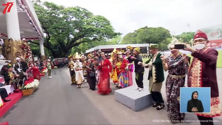 Potret Farel Prayoga 'Ojo Dibandingke' Tampil di Istana Negara (YouTube Presiden Joko Widodo)