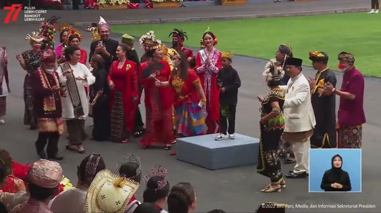 Potret Farel Prayoga 'Ojo Dibandingke' Tampil di Istana Negara (YouTube Presiden Joko Widodo)