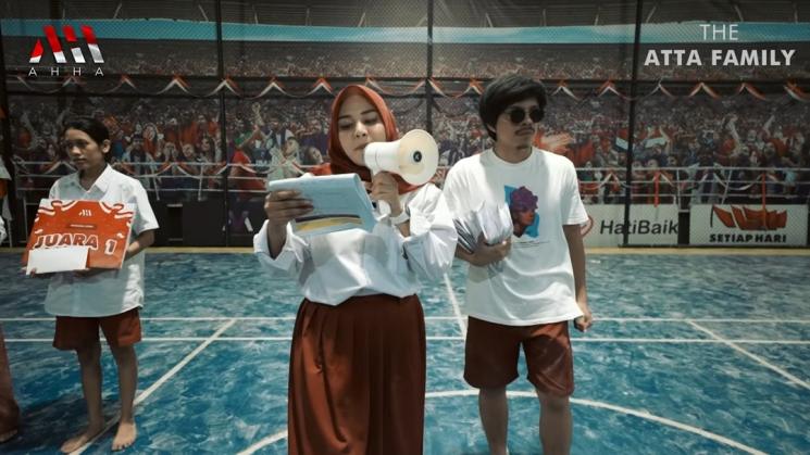 Momen Atta dan Aurel Peringati HUT RI ke-77 (YouTube AH)