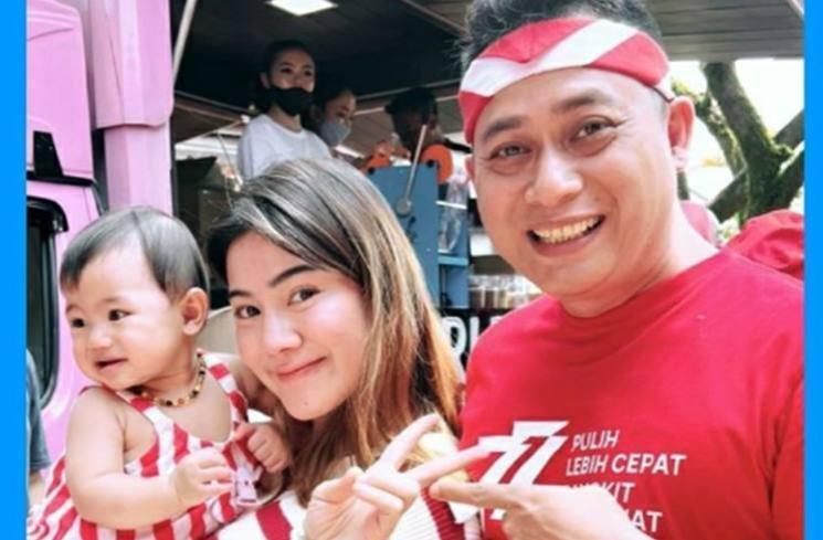Potret Bayi Artis Pertama Kali Rayakan HUT RI. (Instagram/felicyangelista_)