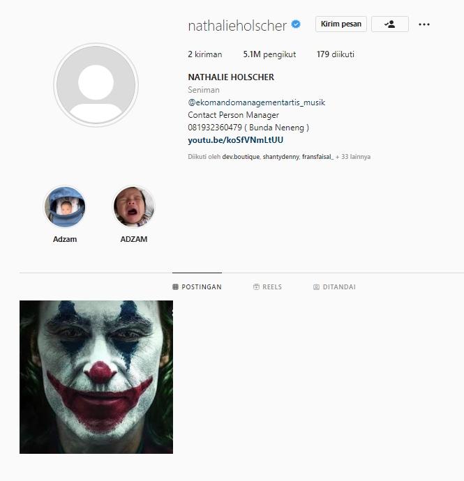 Instagram Nathalie Holscher [Instagram/@nathalieholscher]