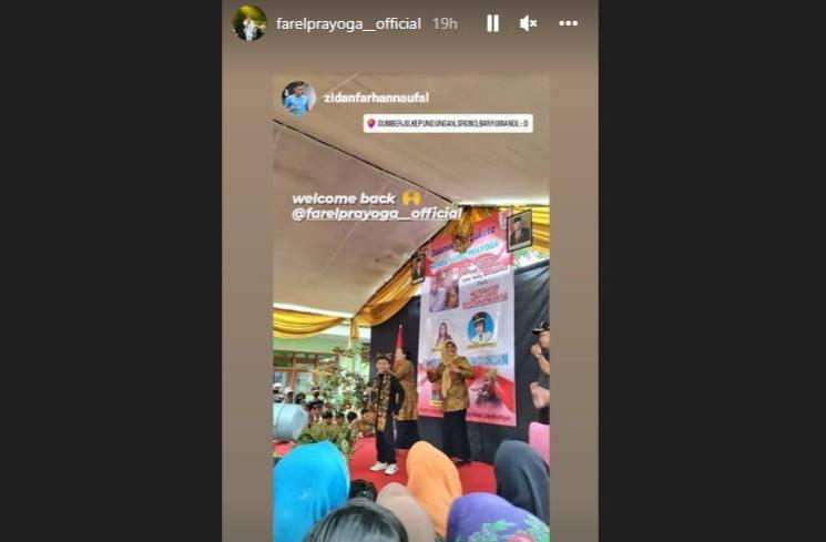 Momen Farel Prayoga Pulang Kampung. (Instagram/farelprayoga_official)