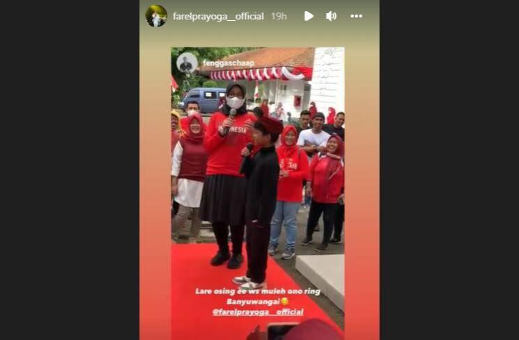 Momen Farel Prayoga Pulang Kampung. (Instagram/farelprayoga_official)