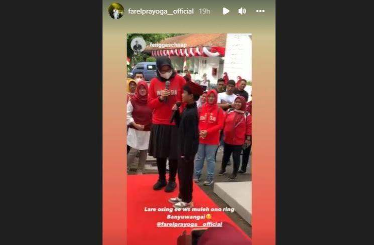 Momen Farel Prayoga Pulang Kampung. (Instagram/farelprayoga_official)