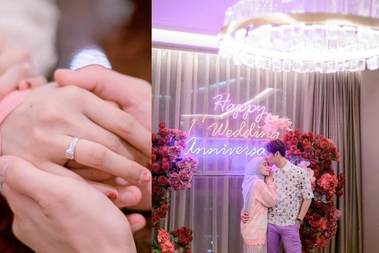 Potret Lesti Kejora dan Rizky Billar Rayakan Anniversary Pertama (instagram/@askar_photography)