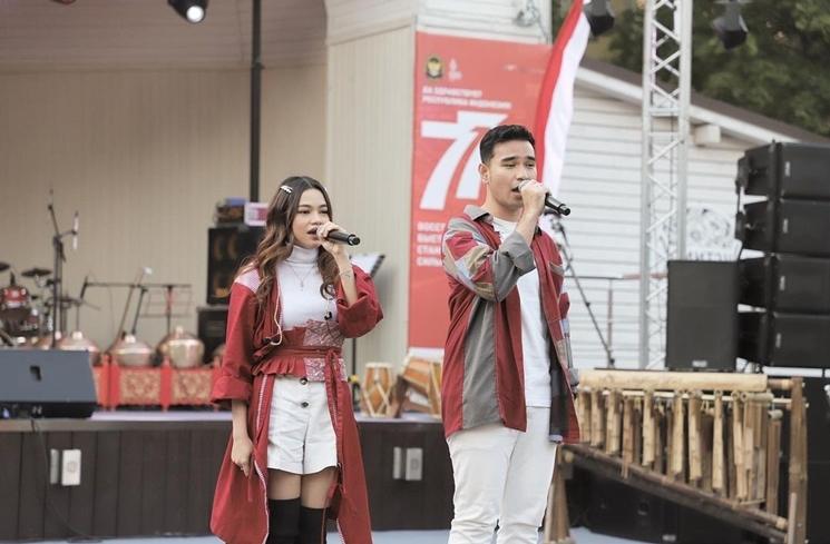 Momen Rara LIDA Goyang KBRI Moscow (Instagram/lida_rara06)