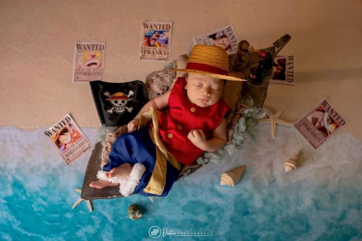 Potret Baby Gin anak Adiezty Fersa dan Gilang Dirga. (Instagram/gin_dirga)