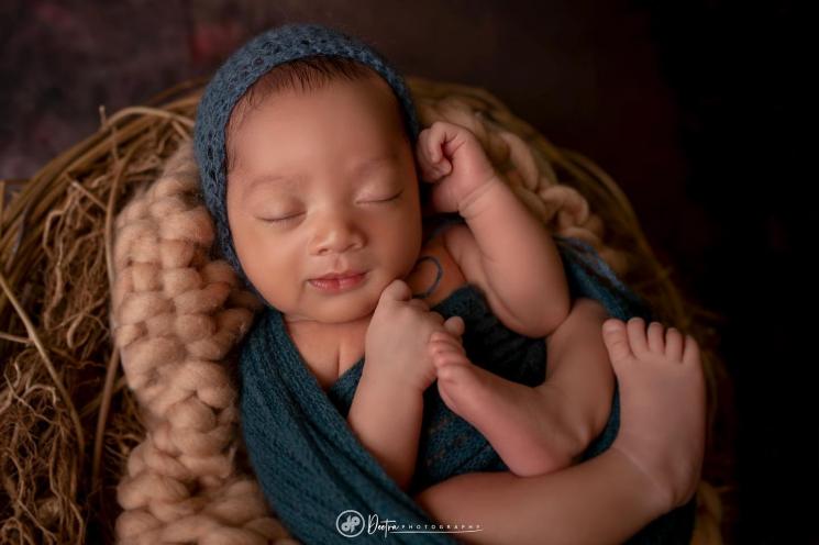 Potret Baby Gin anak Adiezty Fersa dan Gilang Dirga. (Instagram/gin_dirga)