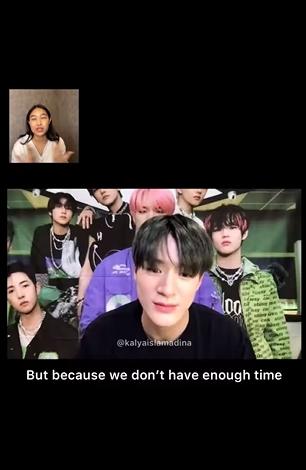 Momen Kalya Islamadina Video Call dengan Member NCT. (Instagram/kalyaislamadina)
