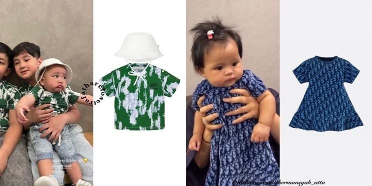 Outfit Rayyanza vs Ameena (Instagram/rafatharcloset/fashion_aureliehermansyah_atta)