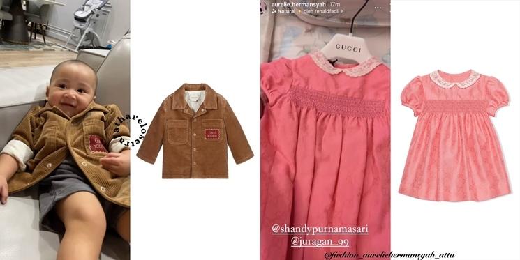 Outfit Rayyanza vs Ameena (Instagram/rafatharcloset/fashion_aureliehermansyah_atta)