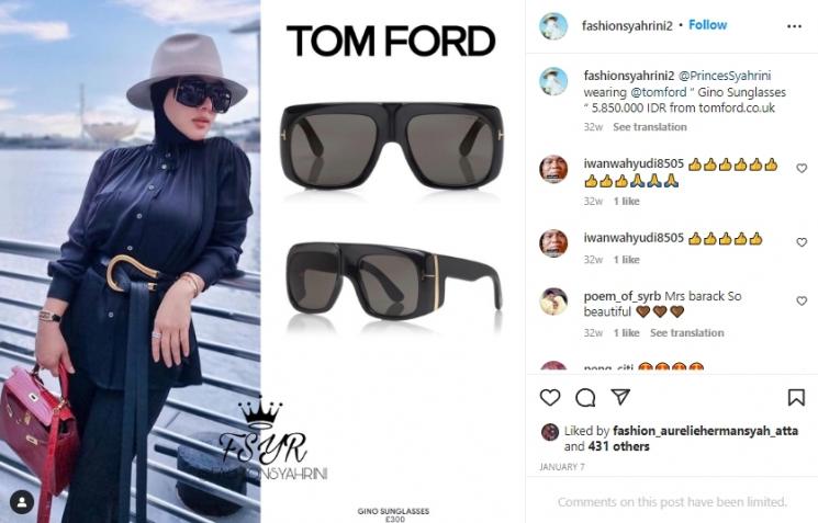 Koleksi Kacamata Syahrini (instagram/@fashionsyahrini2)