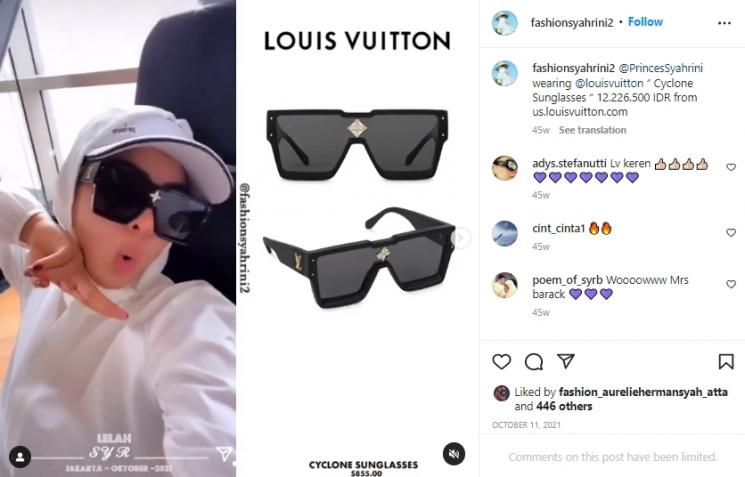 Koleksi Kacamata Syahrini (instagram/@fashionsyahrini2)