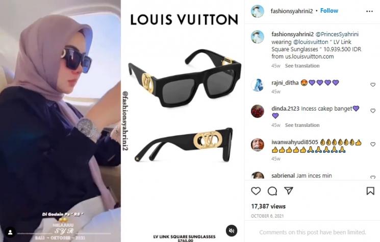 Koleksi Kacamata Syahrini (instagram/@fashionsyahrini2)