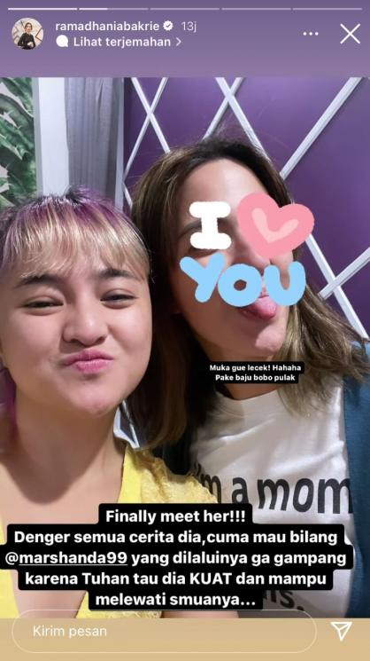 Marshanda dan Nia Ramadhani [Instagram/@ramadhaniabakrie]