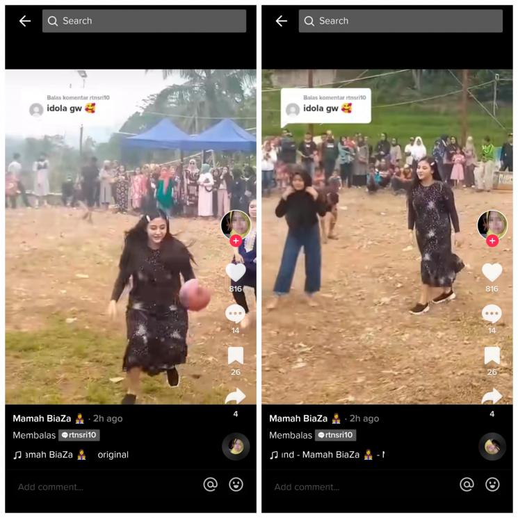 Margin Wieheerm lomba 17 Agustus di kampung (TikTok/@elinurhayati12)