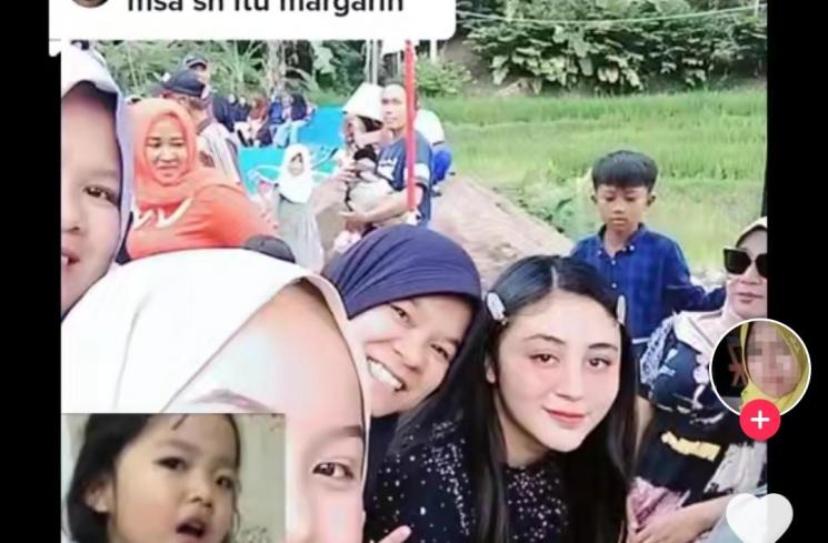 Margin Wieheerm lomba 17 Agustus di kampung (TikTok/@elinurhayati12)