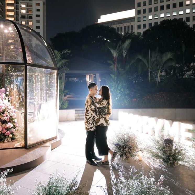 Momen Lamaran Jess No Limit dan Sisca Kohl (instagram/@jessnolimit)