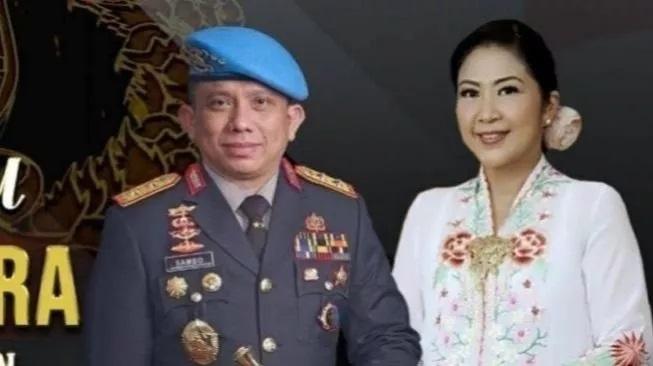 Ferdy Sambo dan istrinya Putri Candrawathi. (Instagram/divpropampolri)