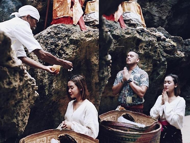 Artis Jalani Prosesi Melukat di Bali (instagram/@cita_citata)