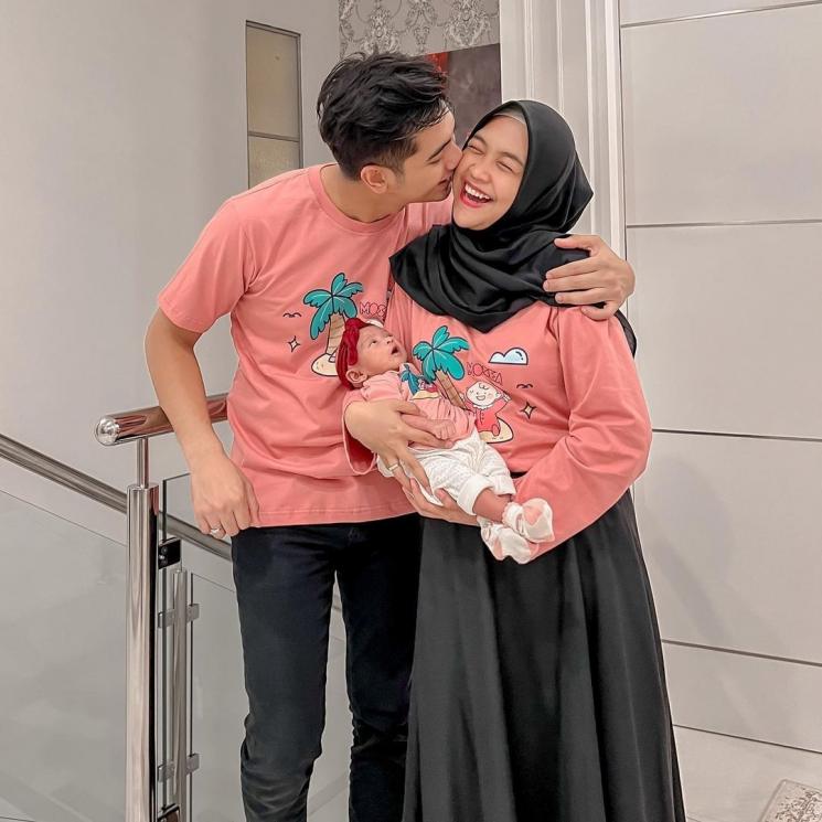 Ria Ricis, Teuku Ryan, Baby Moana. (Instagram/riaricis1795)