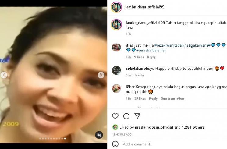 Luna Maya dan ibunya (instagram/@lambe_danu_official99)