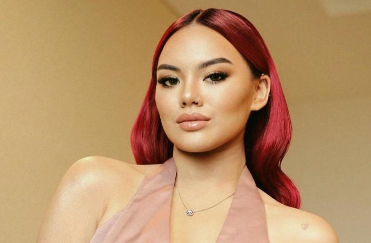 Foto Shafa Harris dengan rambut merah. (Instagram/@shafaharris)