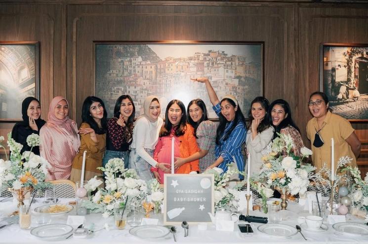 Baby Shower Gya Sadiqah (Instagram/gadiscsadiqah)