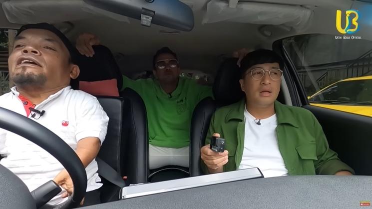 Momen Raffi Ahmad dan Irfan Hakim Disetirin Ucok Baba (YouTube/Ucok Baba official)