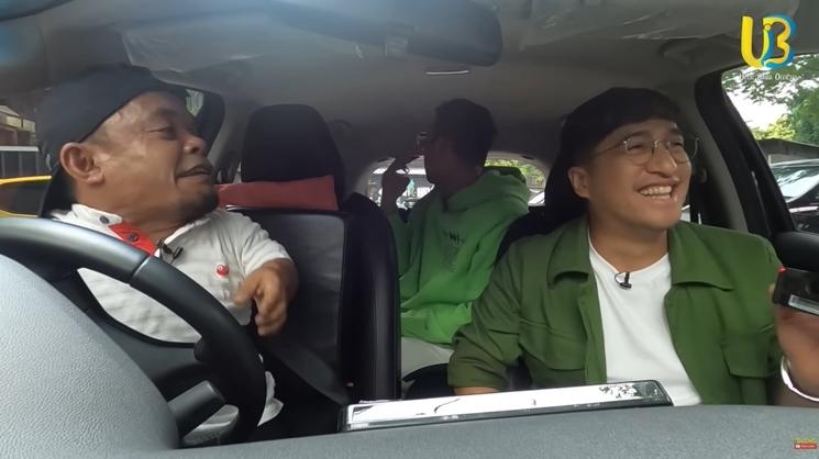 Momen Raffi Ahmad dan Irfan Hakim Disetirin Ucok Baba (YouTube/Ucok Baba official)