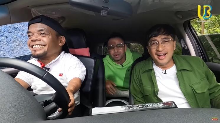 Momen Raffi Ahmad dan Irfan Hakim Disetirin Ucok Baba (YouTube/Ucok Baba official)