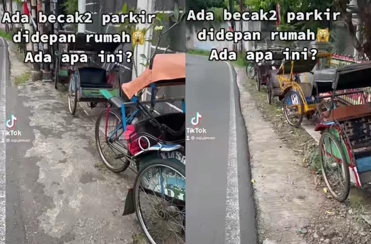 Momen Okky Lukman Syukuran Ultah Bareng Tukang Becak (Instagram/@okidatanglagi)