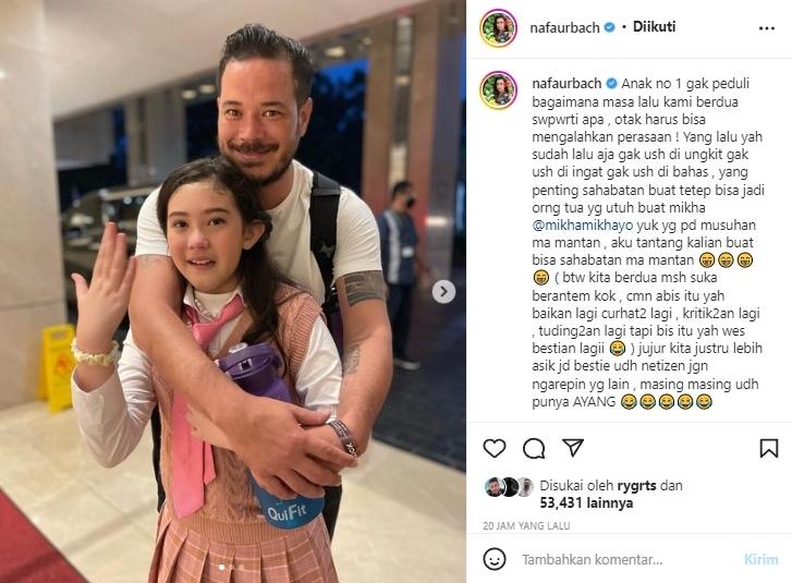 Nafa Urbach mengaku tak mungkin rujuk dengan Zack Lee. (Instagram/nafaurbach)