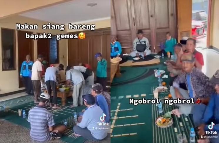 Momen Okky Lukman Syukuran Ultah Bareng Tukang Becak (Instagram/@okidatanglagi)