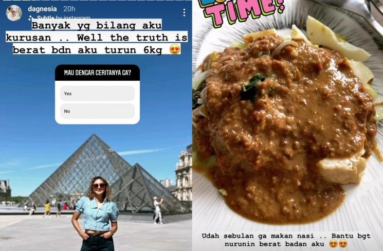 Potret Donna Agnesia usai Diet Tak Makan Nasi (Instagram/dagnesia)