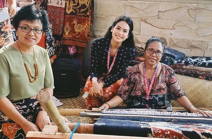 Momen Liburan Maudy Ayunda di Bali. (Instagram/maudyayunda)