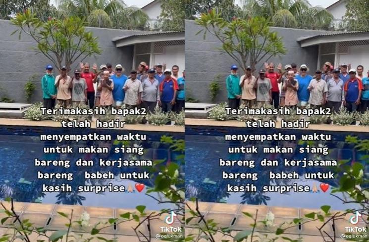 Kejutan Ultah Okky Lukman (TikTok/@oqlukman)