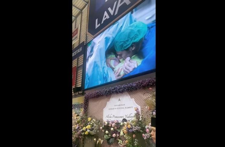 Momen Akikah Anak ke-4 Aliya Rajasa dan Ibas Yudhoyono (Instagram/@annisayudhoyono)