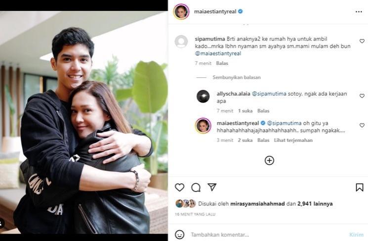 Al Ghazali dan Maia Estianty (instagram)