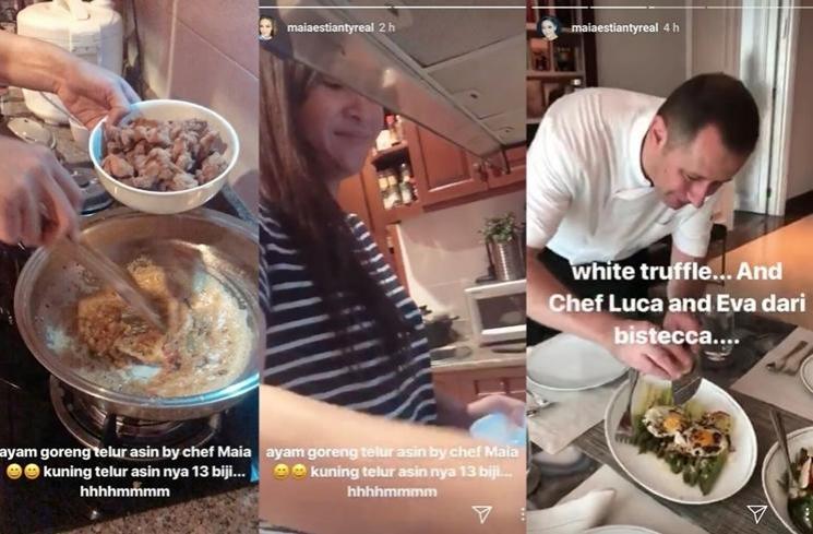 Seleb Undang Chef Pribadi ke Rumah (instagram/@maiaestiantyreal)