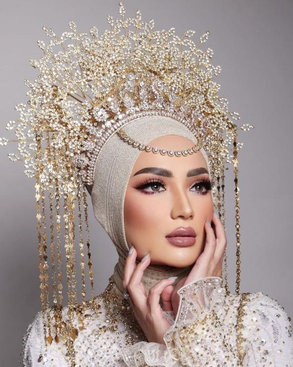 Pesona Imel Putri Pakai Baju Pengantin (instagram/@aldiphotoofficial)