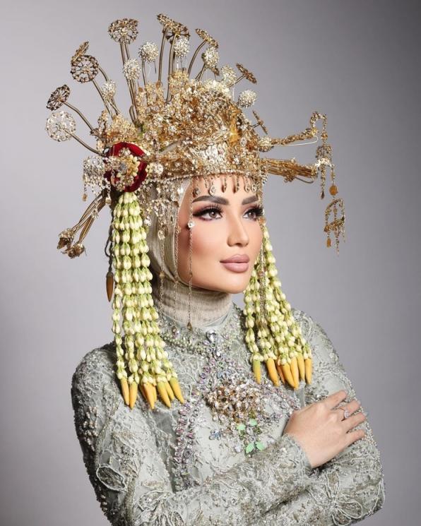 Pesona Imel Putri Pakai Baju Pengantin (instagram/@aldiphotoofficial)
