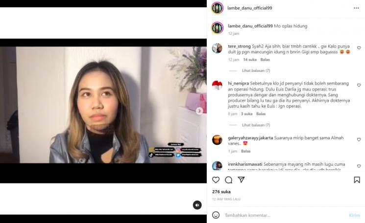 Mayang Lucya [Instagram/@lambe_danu_official99]