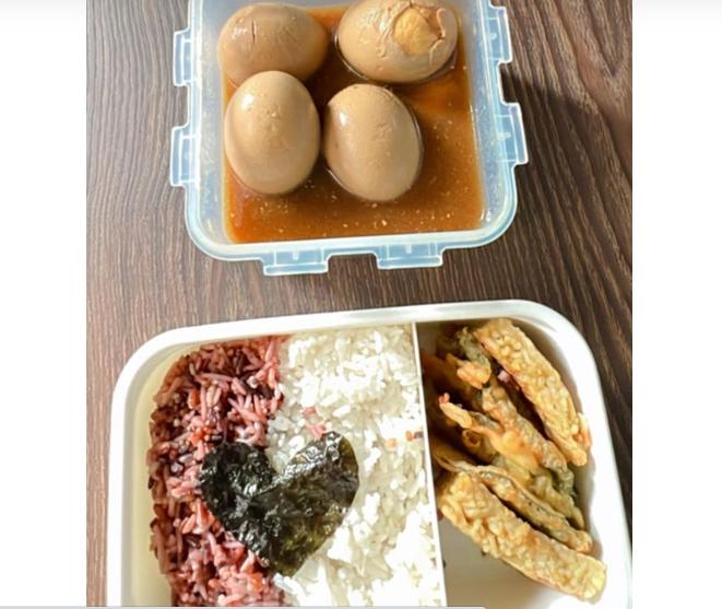 Menu bekal Betrand Peto (instagram)