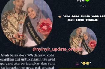 Viral Momen Haru Usaha Ayah Untuk Tenangkan dan Hibur Putrinya Jika Tak Lolos Beasiswa